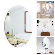 Self-adhesive Acrylic Mirror Wall Stickers,Bathroom Decorative DIY Wall Decal Stickers, Oval Acrylic Mirror Decoration Wall Murals Decals