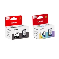 Canon  PG-47BK + CL57CO หมึกแท้