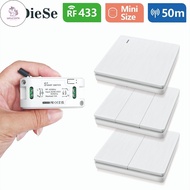 UN RF 433MHz Wireless Light Switch and Wall Switch Remote Controller Remote Control smart Switch