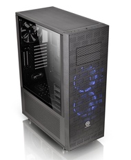 Core X71 Tempered Glass Edition SPCC ATX Full Tower Tt LCS Certified Gaming Computer Case with 2 140