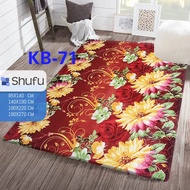 Karpet Malaysia| Ukuran 95cm x 140cm | Karpet lantai | ambal malaysia | karpet bulu halus lembut teb