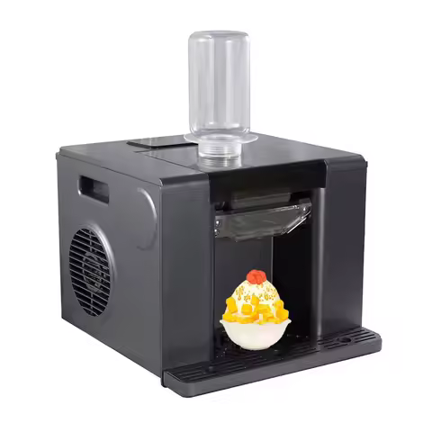 60KG/24h Mini Snow Ice Maker Shaver Machine Europe Snowflake Ice Machine Korea Bingsu Machine Snowfl