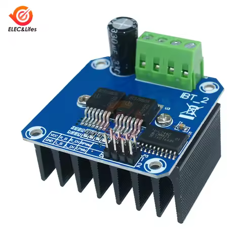 Double BTS7960 B BTS7960B 43A H-Bridge High Power Motor Driver Module Board For Arduino MCU Smart Ca