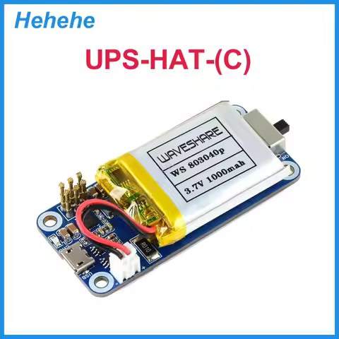 Waveshare UPS HAT (C) Uninterruptible Power Supply UPS HAT For Raspberry Pi Zero UPS