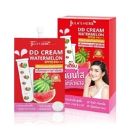 [1กล่อง6ซอง] Jula's Herb DD Cream Watermelon SPF50 PA+++ ดีดีครีมแตงโม จุฬาเฮิร์บ ดีดีแตงโม (1pcs)
