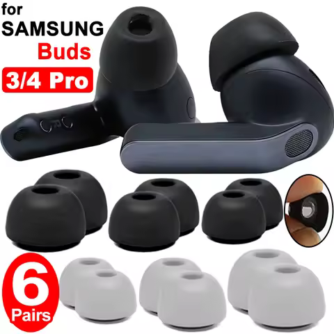 Memory Foam Eartips for Samsung GalaxyBuds4 Pro(2026) & Buds3 Pro(2024) Eartip Earplugs Anti-Slip Ea
