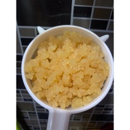 Kefir water mushrooms make carbonated water, fermented coconut water, coconut yogurt