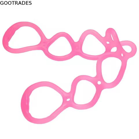 7 Ring 7 Ring Stretch Resistance Band Multicolor 70cm 7 Ring Exercise Band Portable TEP Home Gym Res