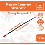 MESIN Flexible Shaft Liner Complete GX 31 35 Hose Flexible Housing 4-stroke Lawn Mower 431 435 439