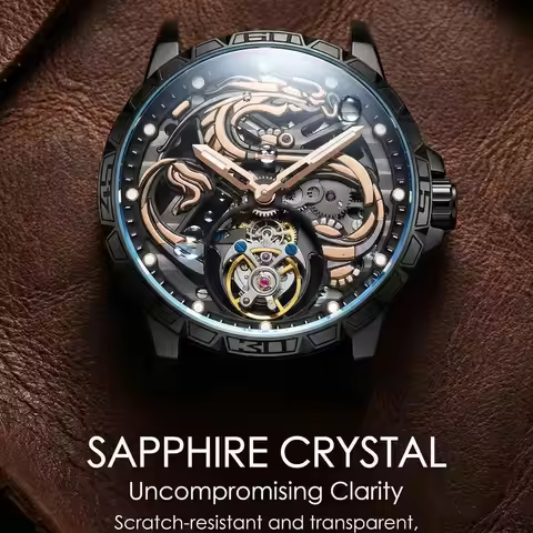 AESOP Tourbillon Watch for Men Mechanical Waterproof Watches LuxuryMaster Tourbillon 2026 new Men's 