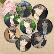 Anime Fruits Basket Pins,32/44/58mm Round Cartoon Badge,Handmade Tinplate Brooches,Breastpin for Bac