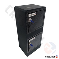 Dual Door Black Alkansya Vault Multi Purpose Box Ipon Box Challenge 2023