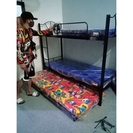 DOUBLE DECK WITH PULL OUT BED AND 3 REGULAR FOAM ( SINGLE SIZE ) COD ONLY !!!!