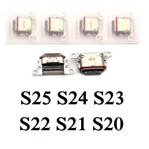 10Pcs For Samsung S23 FE S24FE S25FE S20FE S21FE S25 S24 23 Ultra S22 S21 S20 Plus Charger Connector