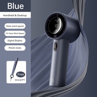 JISULIFE Pro1s Mini Fan Rechargeable Handheld FA53 Fan100 Gear Wind Speed Metal Body Digital Display