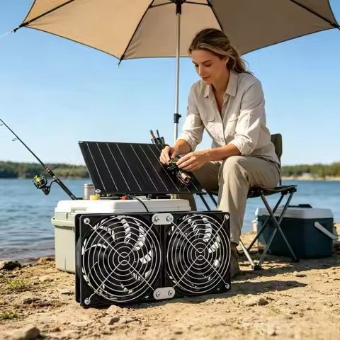 NEW IPX7 Weatherproof Solar Dual Exhaust Fan Set 15W 20W with Solar Panel Quiet 200CFM 3200RPM Venti