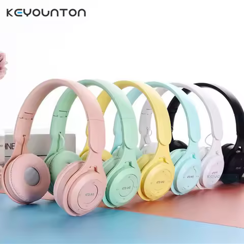 Kids Headphones Wireless Bluetooth Earphones Stereo Foldable Helmets Gaming Headsets Over-ear Headph