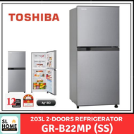 TOSHIBA 203L REFRIGERATOR GR-B22MP (SS)/ GR-B22MP/ GR-B22/ GRB22/ GRB22MP/ GR-B22MP(SS)/ GR-B22MPSS 