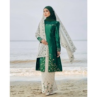 HIJABISTAHUB ALANNA KURUNG Kebarung Baju kurung klasik sulam embroidery baju nikah tunang baju raya