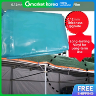 Idnine Greenhouse Farm Shed Storage Greenhouse Durable Vinyl 5X6M Thick Vinyl 0.12mm Thick and