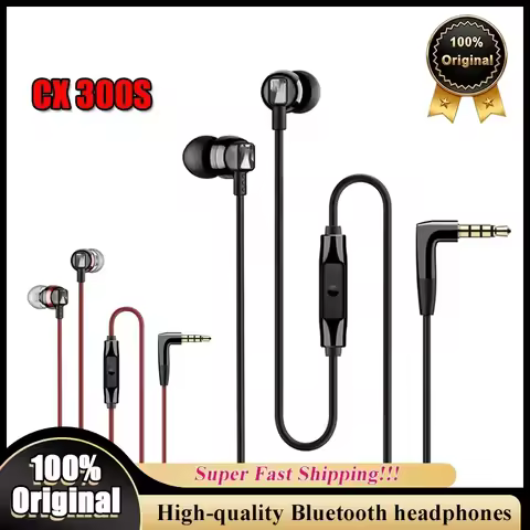 For Sennheiser CX300S Wired Pure Bass Earphones Stereo Headset Sport Earbuds Noise Reduction Headpho