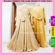 [ASC004] SEWA RM 400 | BAJU PENGANTIN MUSLIMAH | SET L&P | BY BUTIK ALIANA STYLE