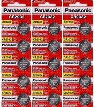 Panasonic CR2032 Lithium WNTTf 3 Volt Battery, 5 Count (Pack of 3)