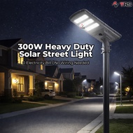 300W Lampu Solar light outdoor lighting Waterproof lampu Solar jalan street light Remote Control LED