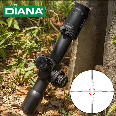 DIANA 2-10x30 FFP Illuminated Scope Circle Crosshair Reticle Optical Sight