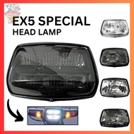 REMPIT EX5 / EX5 DREAM HEAD LAMP Assy Lampu Depan Tinted Chrome LED Lampu Depan headlight headlamp L