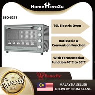 BUTTERFLY BEO-5271 / BEO-5275 Electric Oven with Rotisserie & Convention Function 70L - Homehero2u