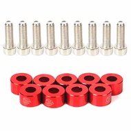 M8 Screw Gasket Suitable for Honda Civic B/D/K Series Engine Exhaust Air Intake Support Pipe Engine 