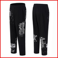 ஐ ◶ ◿ 2024 New Kyrie Irving Pant for men Ink Printed Training Basketball Cotton SweatPants American