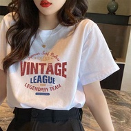 New 2025 Spring/Summer Loose Women's T-Shirt - Fashionable Korean Style | Ideal for Students & Siste