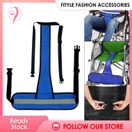 Fityle Wheelchair Seat Belt Restraint 600D Oxford Cloth PVC Waist Elastic Braces Straps Harness for Elderly Disabled Fall Protection Accessories