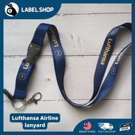 [REPLACEMENT OF LAJU ] Lufthansa Airline Lanyard