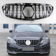 Front Grille For Mercedes Benz E Class W212 2014-2016 E200 E300 E250 E350 E400 E550 GT Silver/Black 