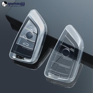QUENNA Soft TPU Car Remote Key Case Cover Shell Fob Keyless Bag For BMW X1 X3 X5 X6 X7 1 3 5 6 7 Ser