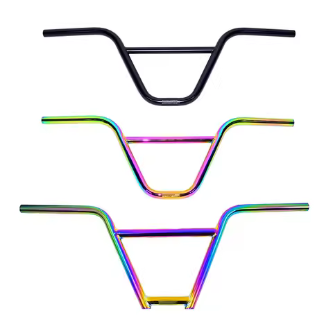 BMX Handlebar Chromium-Molybdenum Steel 720mm 736mm 750MM Diameter 22.2mm Handlebar Swallow-shaped H