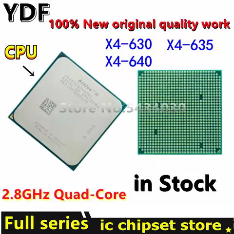 100% New AMD Athlon II X4 630 X4-630 2.8GHz Quad-Core CPU Processor ADX630WFK42GI x4-635 X4 635 X4-6