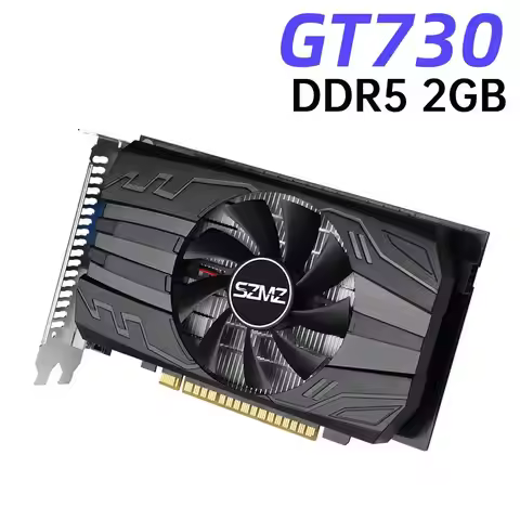 GT730 2GB DDR5 Low Profile Video Card PCI-E 2.0 16X Desktop Graphics Card VGA HDMI-Compatible PC Vid