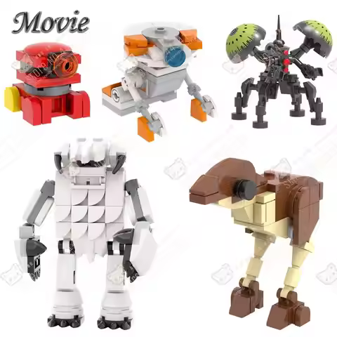 Movie Robot Series Building Blocks DIY Buzz Droid T3-M4 B2EMO Wampa Kaadu Character Model Decoration