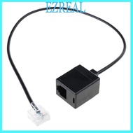 EZR Universal RJ45 To RJ11 Cable Adapter Convert Networking Connection To Telephone RJ11 Female to R