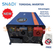 SNADI Solar Pure Sine Wave Toroidal Inverter 24V 5kW Adjustable LVD/HVR & Parameter Modification