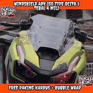 Windshield ADV 150 TYPE OCITO 1 . Visor ADV 160 SPORTY OCITO