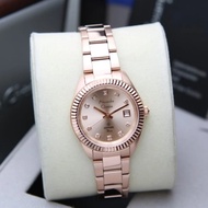 Alexandre Christie Ac 2A83 Full Rosegold Sapphire Ac2A83 Wanita