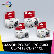 [ORIGINAL] Canon Ink Cartridges PG-740 PG 740 Black / CL-741 CL 741 Color / PG-740XL PG 740XL Black 