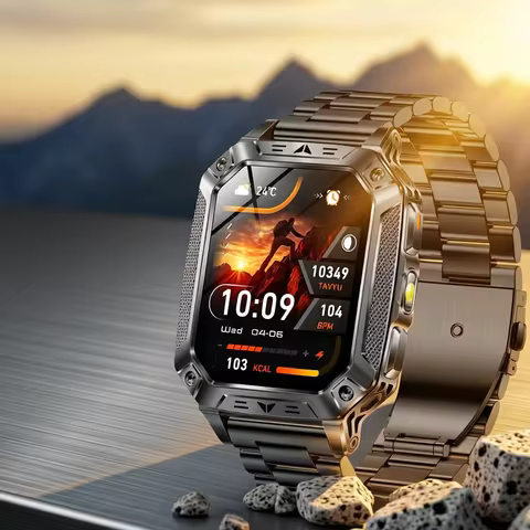 Military Smart Watch Men 2026 New 1400mAh Large Battery Military Outdoor 2.01 inches Smart watch Men