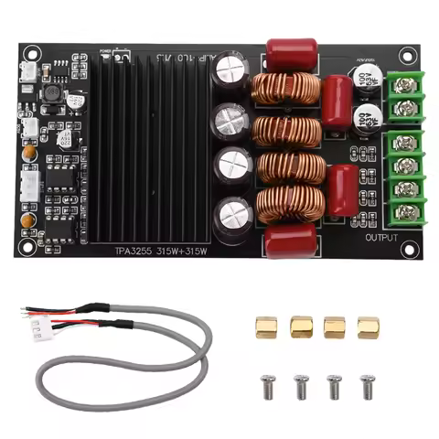 TPA3255 SAMP-100 TPA3255 2x300W 600W Stereo Class D High Power HiFi Amplifier Board for Electronic C