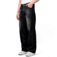 Bossstyle Men's long jeans Baggy jeans men's loose jeans oversized jeans Baggy jeans seluar jeans le